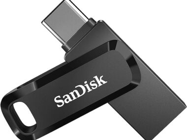 Memoria SanDisk Ultra Dual Drive Go, 2 en 1, USB-C, USB-A, 3.1, OTG, 150 MB/s, Negro 128GB