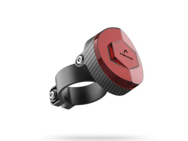 Localizador reflector para bicicletas HEAD, Compatible con Apple, Altavoz integrado, IP66, Negro